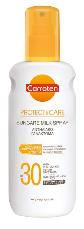 Aντηλιακό γαλάκτωμα σε spray Carroten SPF 30 (200ml)