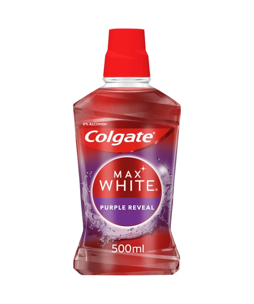 Colgate-Palmolive Στοματικό διάλυμα Max White Purple Colgate (500ml)
