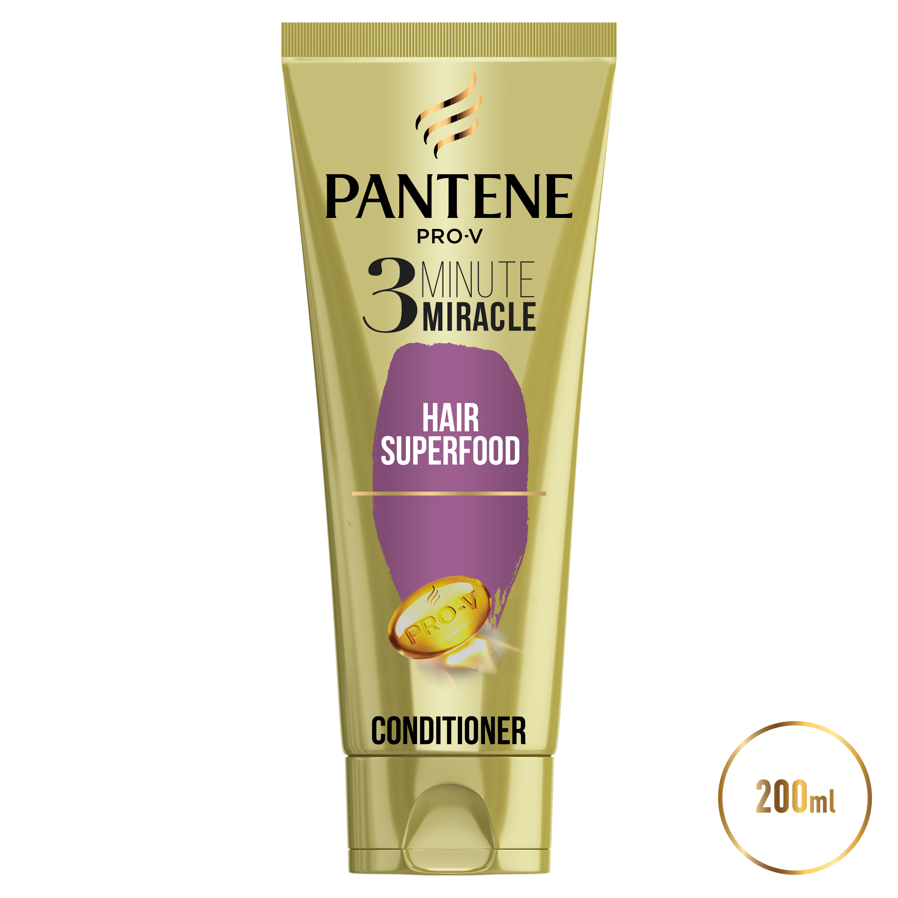 Conditioner Cream, 3MM Hair Superfood, Pantene Pro-V (200 ml)