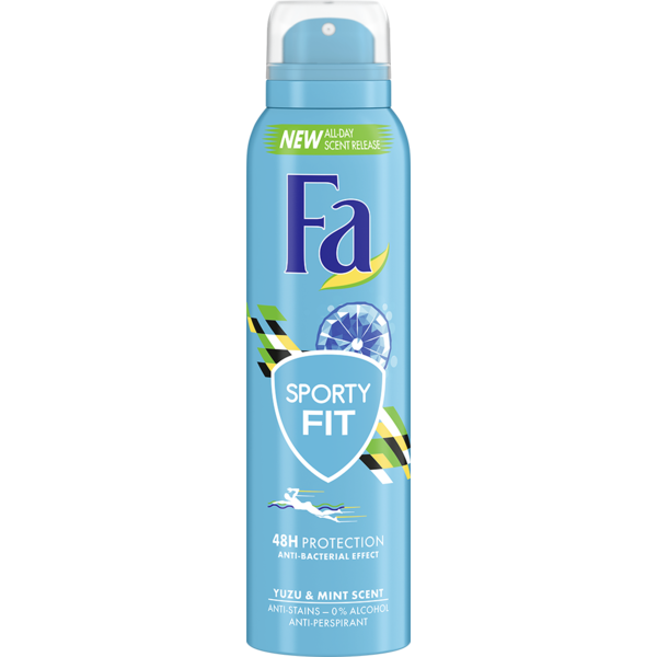 Αποσμητικό Spray Sporty Fit Fa (150 ml)