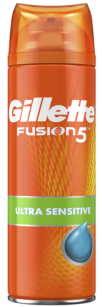 Gel Ξυρίσματος Fusion5 Ultra Sensitive Gillette (200ml)
