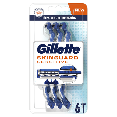P&G Ξυραφάκια Μιας Χρήσης Skinguard Gillette (6τεμ)