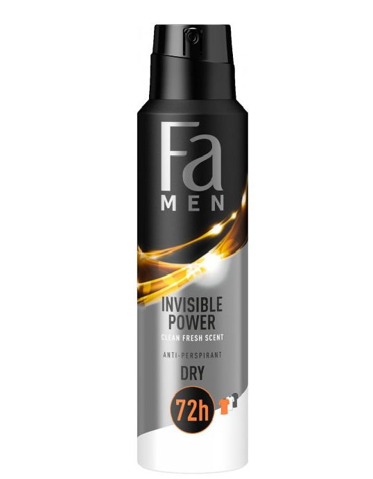 Henkel Beauty Αποσμητικό Spray Invisible Power Dry 72h Fa Men (150ml)