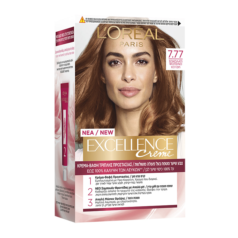 Hair Colour, Excellence Creme, No  Honey Brown, L'Οreal (48 ml)