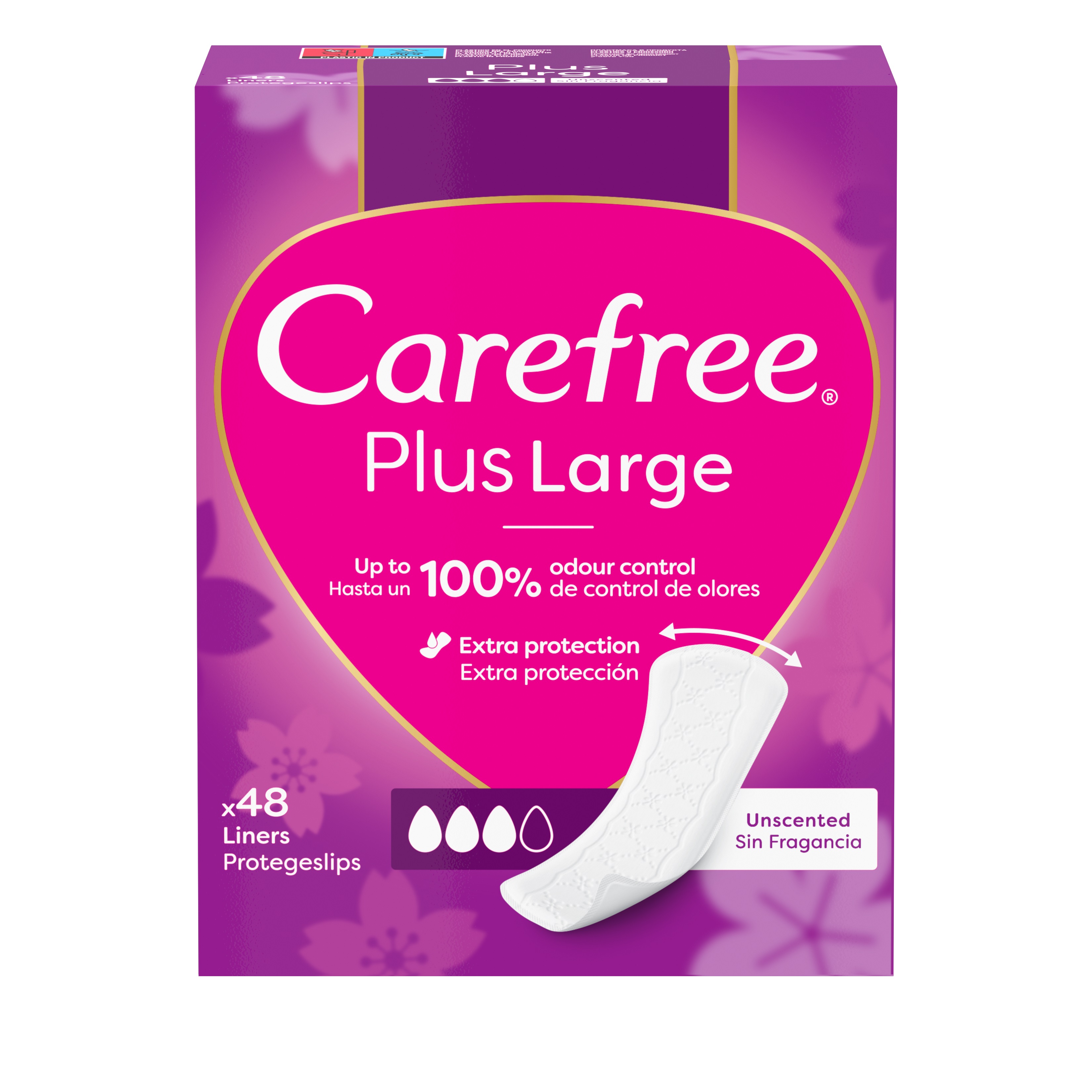 Johnson&Johnson Σερβιετάκια Plus Large Carefree (48τμχ.)