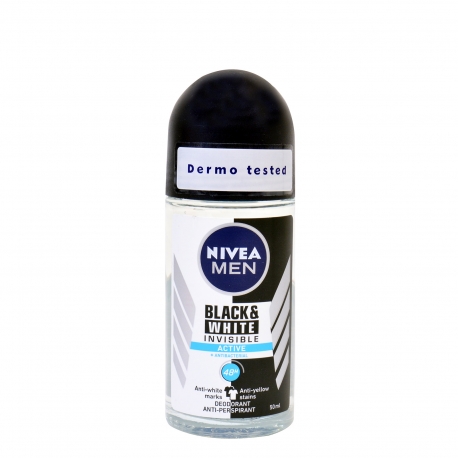 Αποσμητικό Roll on Black & White Power Invisible Nivea Men (50 ml)