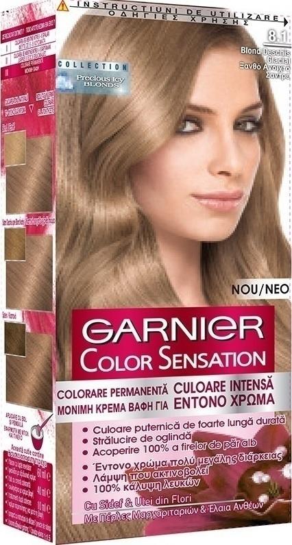 Βαφή Μαλλιών Color Sensation Ξανθό Ανοιχτό Σαντρέ 8.1 (40 ml)