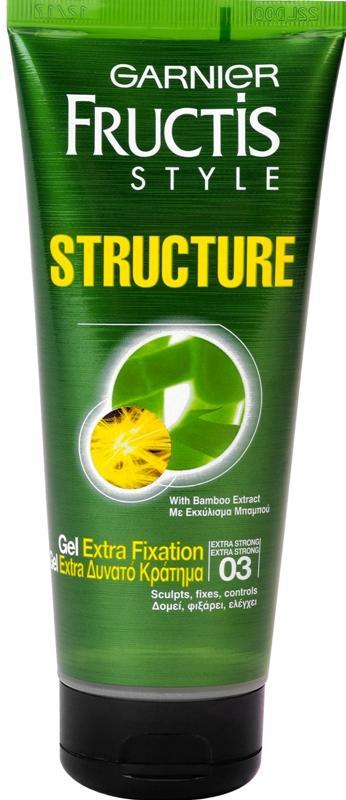 Gel Διαμόρφωσης Μαλλιών Extra Δυνατό Κράτημα Fructis Garnier (200 ml)
