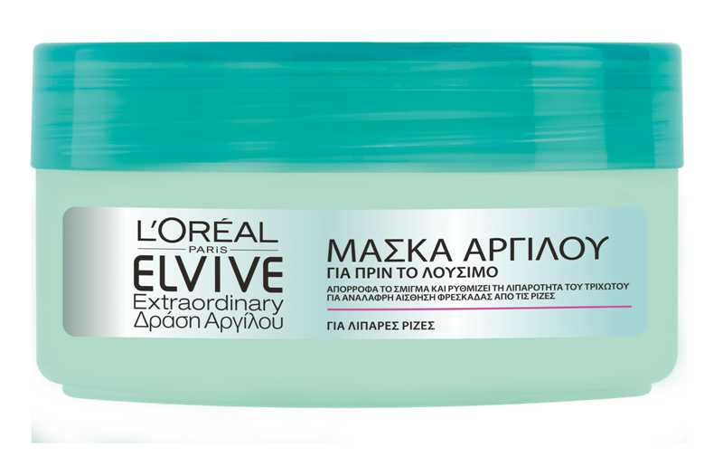 Μάσκα Μαλλιών Εxtraordinary Argile Elvive L’Oreal (150 ml)