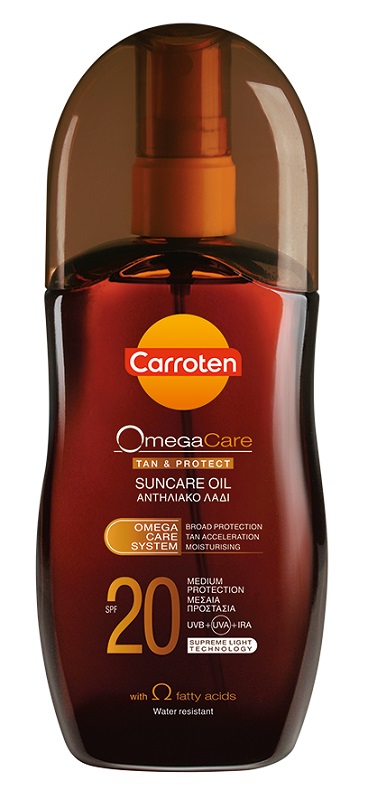 Αντηλιακό Λάδι Omega Care SPF20 Carroten (125ml)