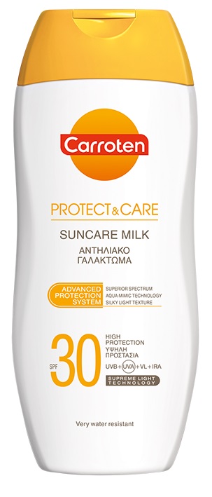 Αντηλιακό Γάλακτωμα Protect & Care Carroten SPF30 (200ml)
