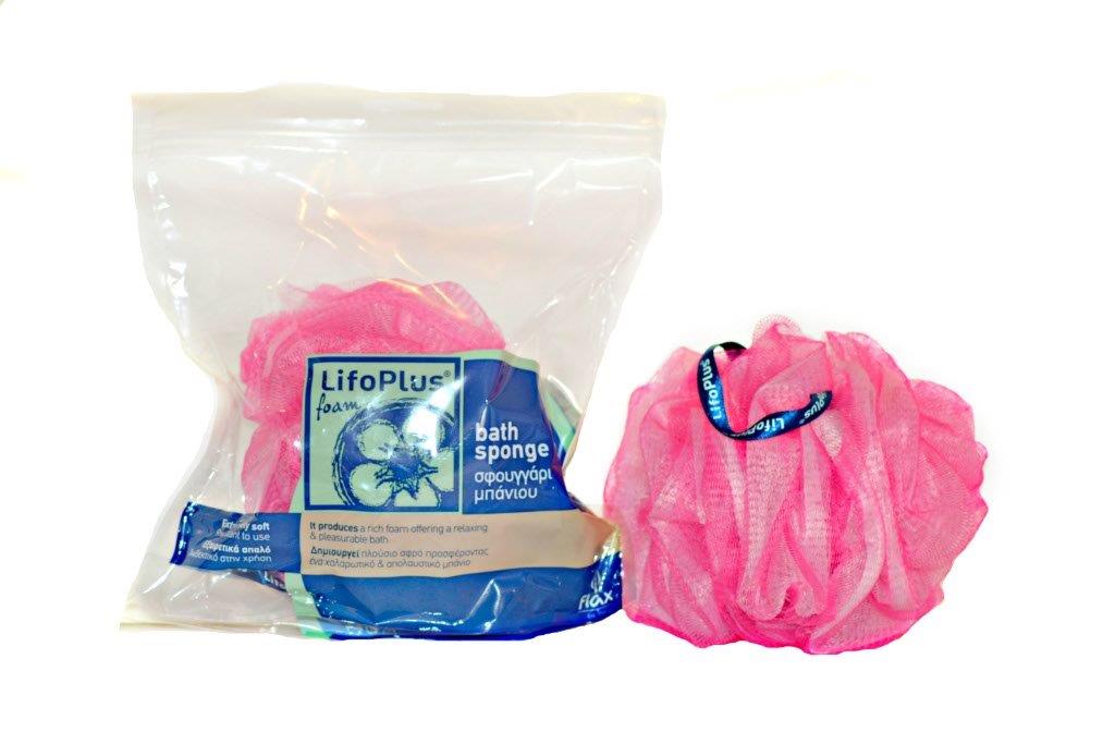 Σφουγγάρι Μπάνιου Δίχρωμο Φούξια Foam Sponge (1 τεμ)