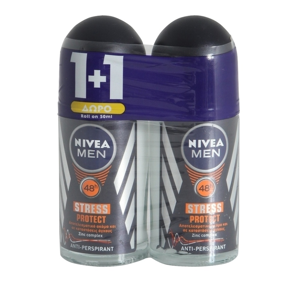 Αποσμητικό Roll-On Stress Protect Nivea (50 ml) 1+1 Δώρο