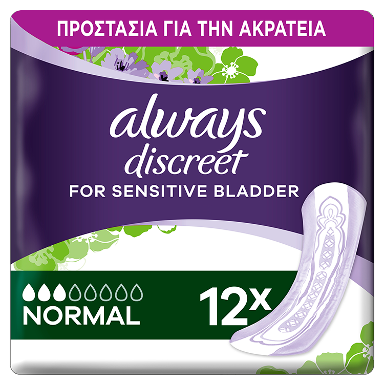 Σερβιέτες για την Ακράτεια Normal Always Discreet (12τεμ)