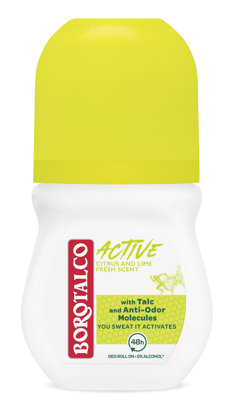 Bolton Αποσμητικό Roll-on Active Citrus & Lime Borotalco (50ml)