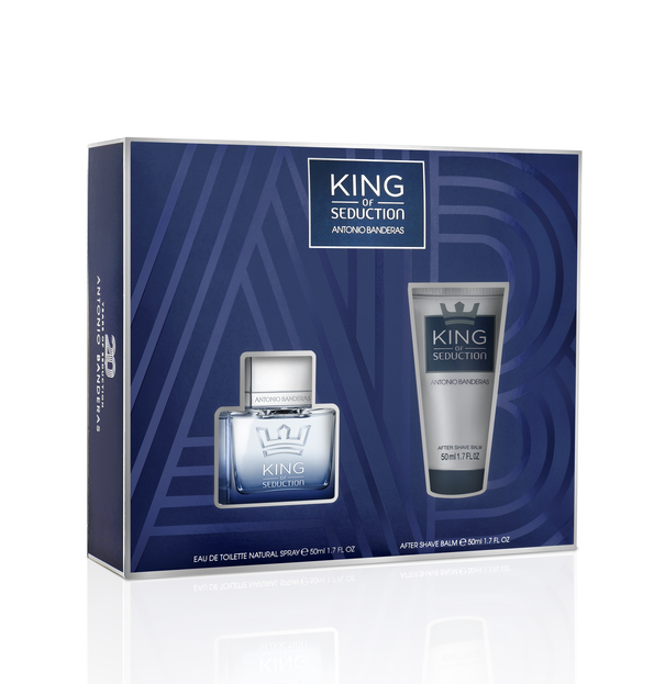 Eau De Toilette 50ml + After Shave Balsam 50ml King of Seduction Antonio Banderas
