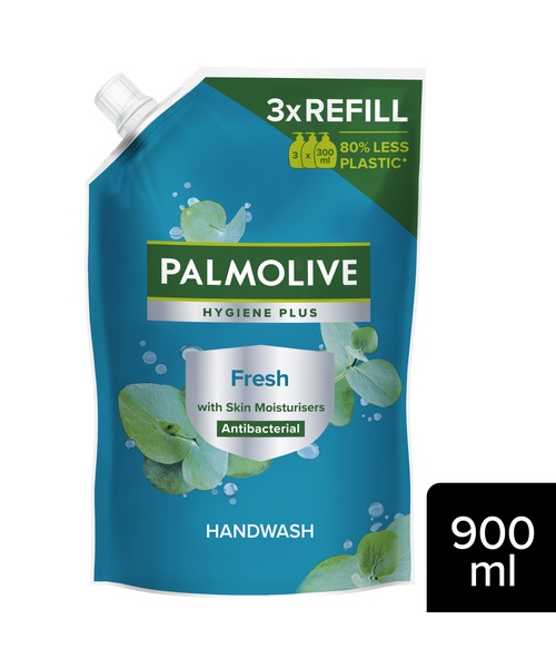 Colgate-Palmolive Ανταλλακτικό Υγρό Κρεμοσάπουνο Hygiene Plus Fresh Palmolive (900ml)