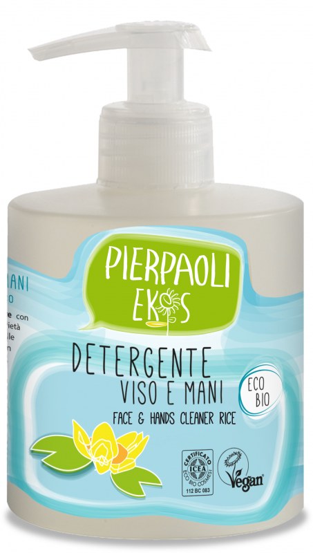 Υγρό Καθαριστικό Προσώπου & Χεριών με Ρύζι Ekos Personal Care (350ml)