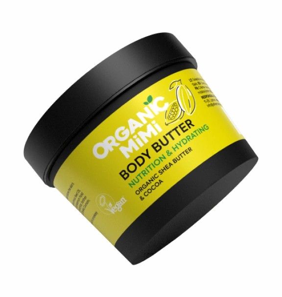 Organic Brands Κρέμα Σώματος Butter Θρέψης και Ενυδάτωσης με Βούτυρο Καριτέ και Κακάο Organic Mimi (100ml)