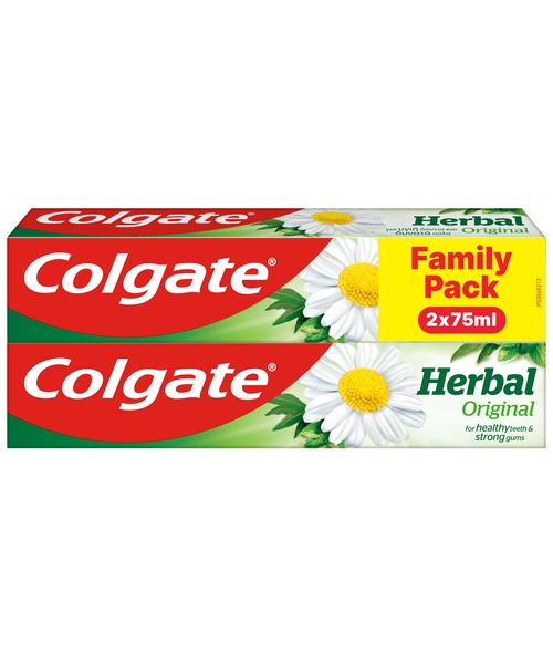 Colgate-Palmolive Οδοντόκρεμα Herbal Colgate (2Χ75ml) Family pack