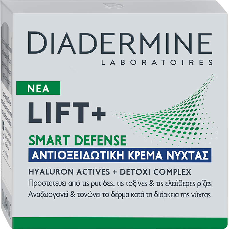 Κρέμα Προσώπου Νύχτας Lift+ Smart Defence Diadermine (50ml)