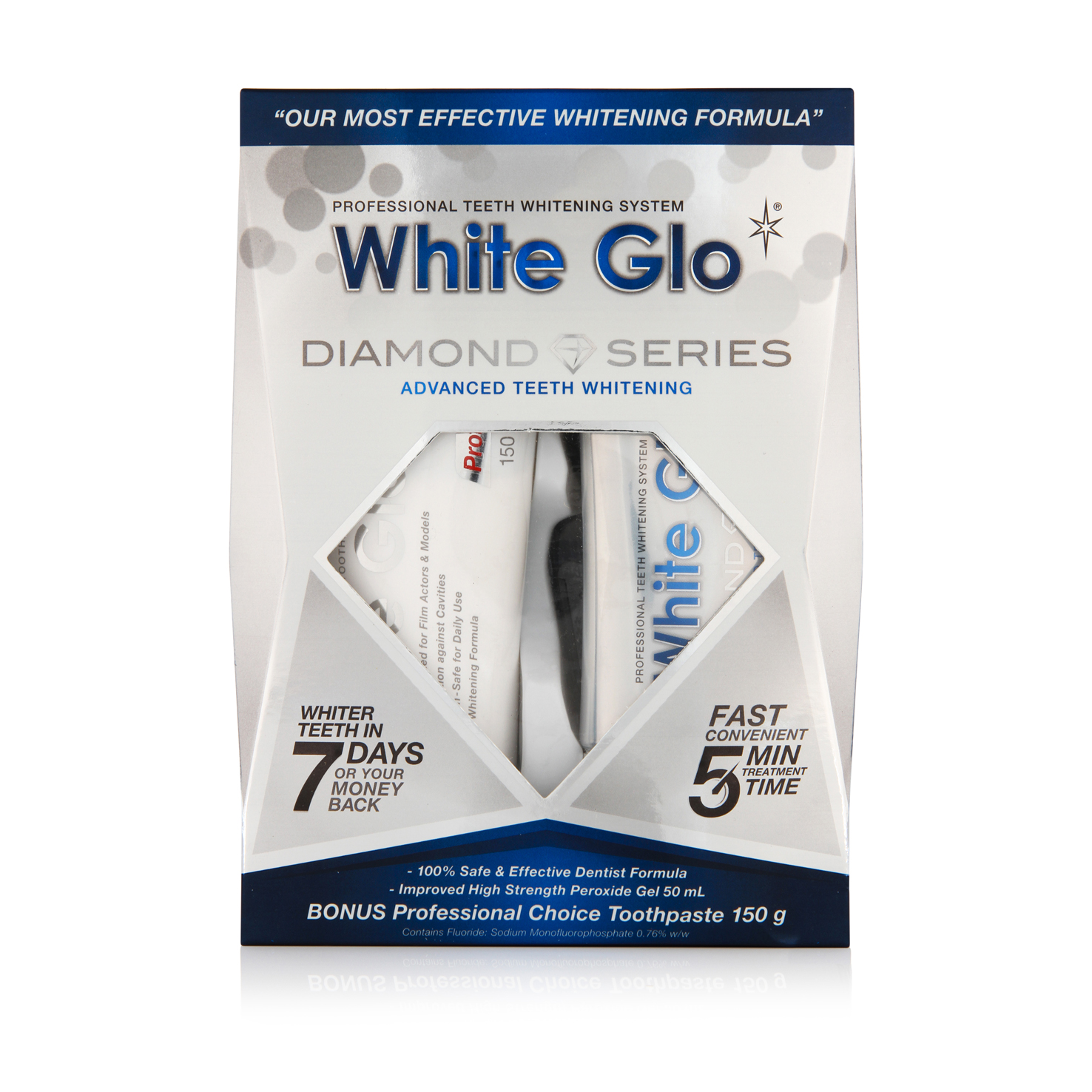 Toothpaste, 3D White Vitalizing Fresh Oral B (2x75 ml) 1+1 extra