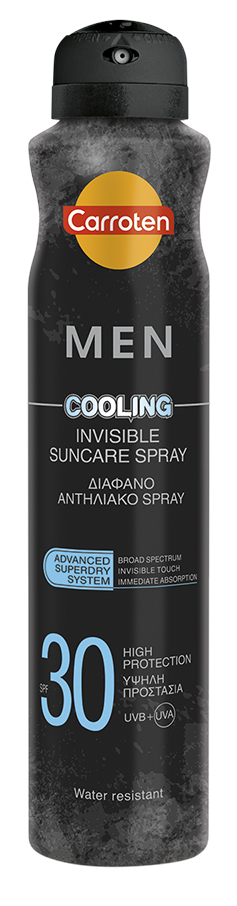 Αντηλιακό Γαλάκτωμα Easy Spray Men SPF30 Carroten (200ml)