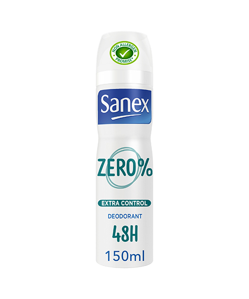 Αποσμητικό Spray Zero% Extra Control Sanex (2x150ml) 1+1 Δώρο