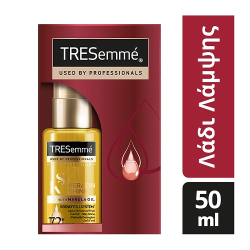 Λάδι Μαλλιών για Λαμπερά Μαλλιά Keratin Smooth Τresemme (50ml)