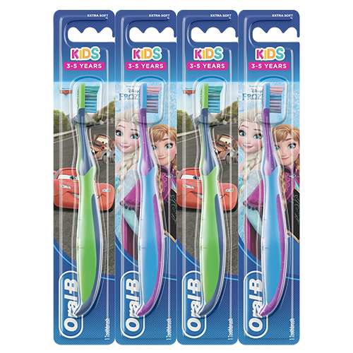 Οδοντόβουρτσα Παιδική Frozen ή Cars (3-5 ετών) Μαλακή Oral-B Kids (1τεμ)
