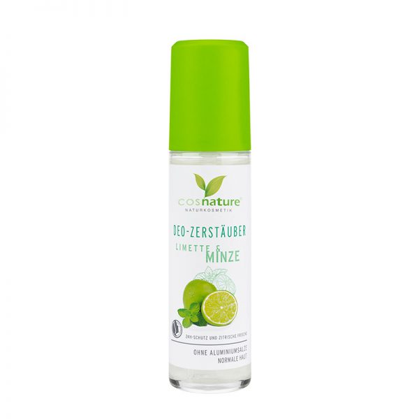 Αποσμητικό Σπρέι Lime & Μέντα Cosnature (75ml)