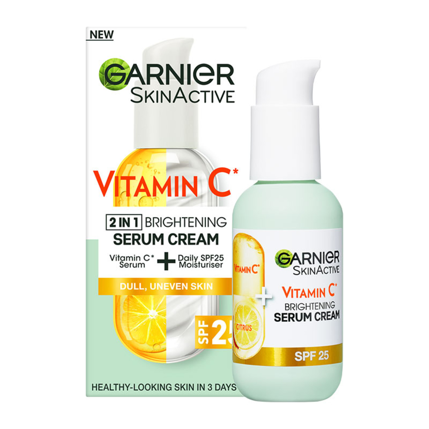 Κρέμα Ορός με Βιταμίνη C και SPF25 για Λάμψη Garnier (50ml)