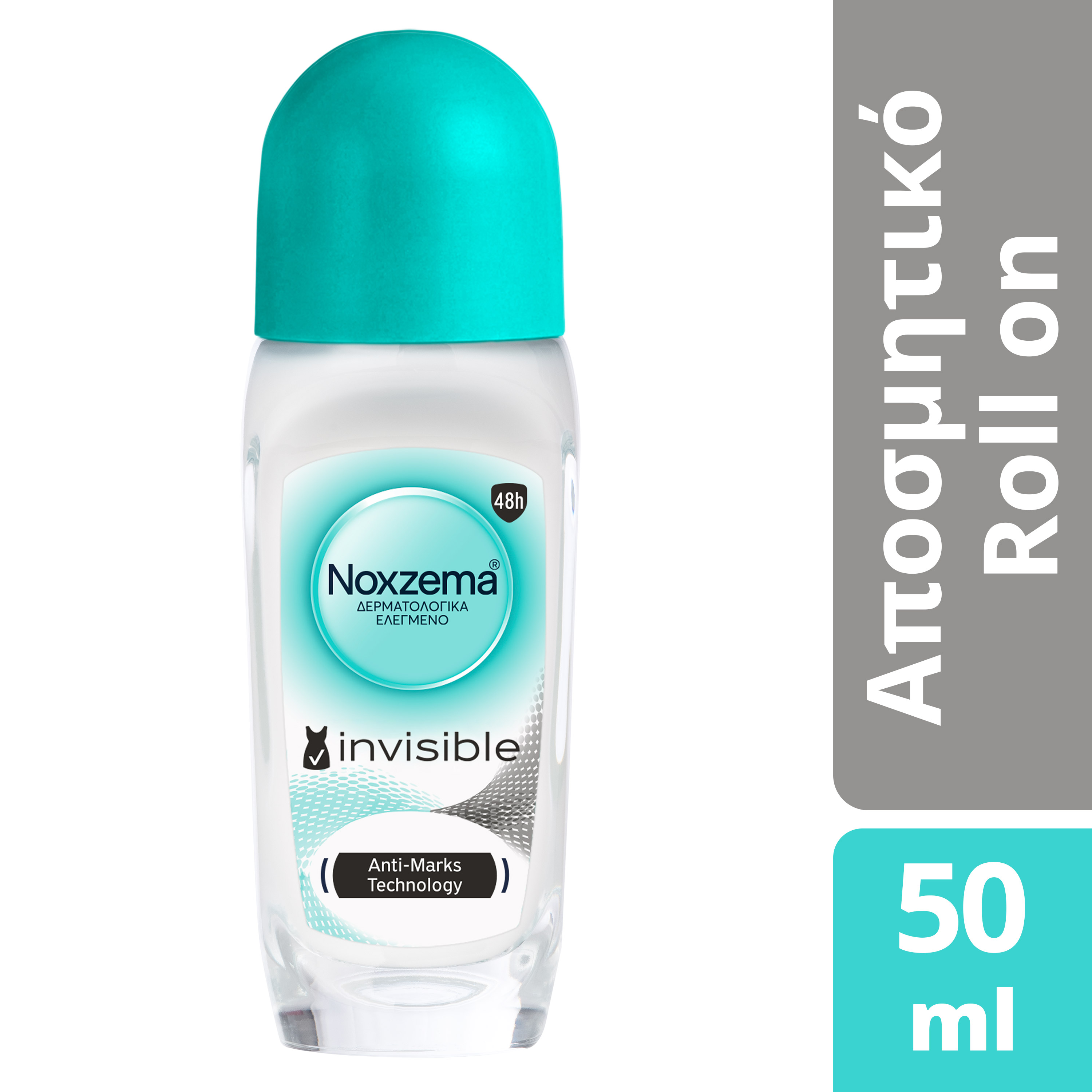 Αποσμητικό Roll On Invisible Noxzema (50ml)