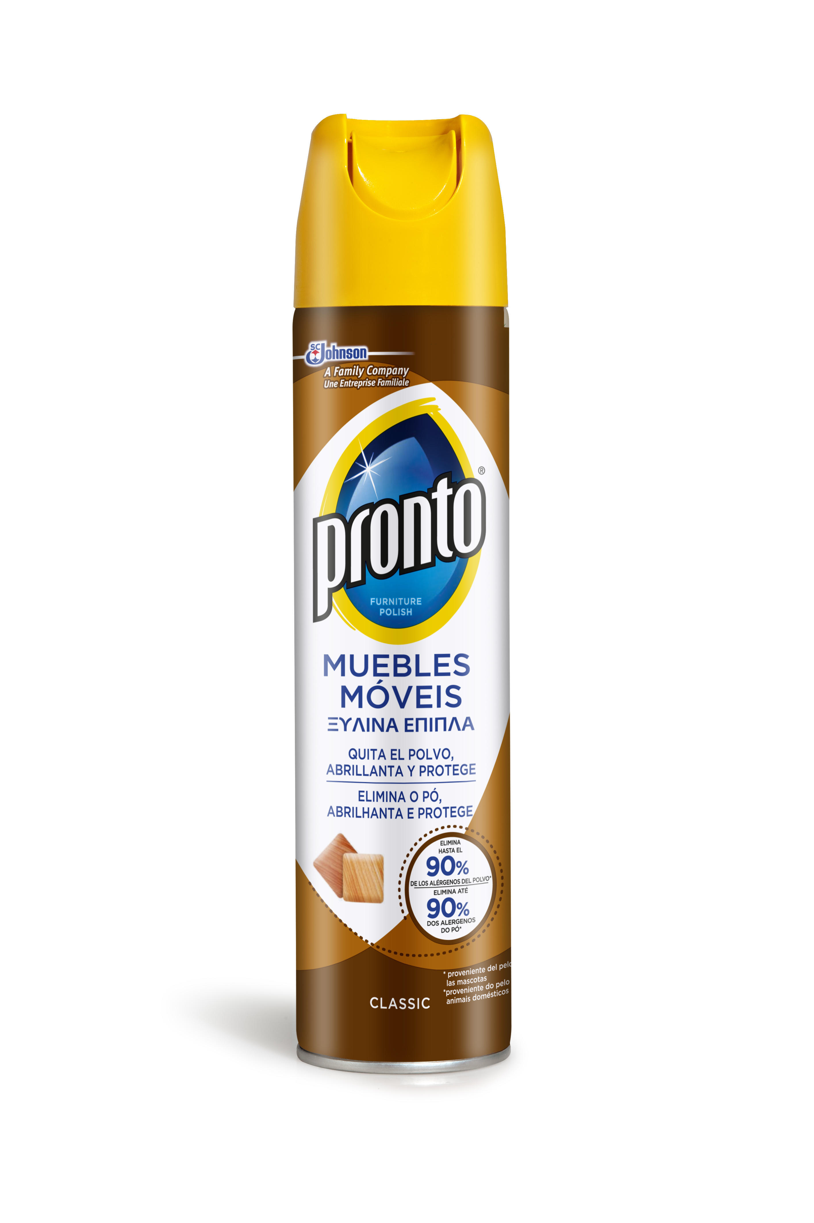 Καθαριστικό και Γυαλιστικό Spray Επίπλων Aerosol Classic Pronto (300 ml)