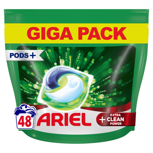 Κάψουλες Πλυντηρίου Ρούχων All In 1 Extra Clean Ariel (48μεζ)