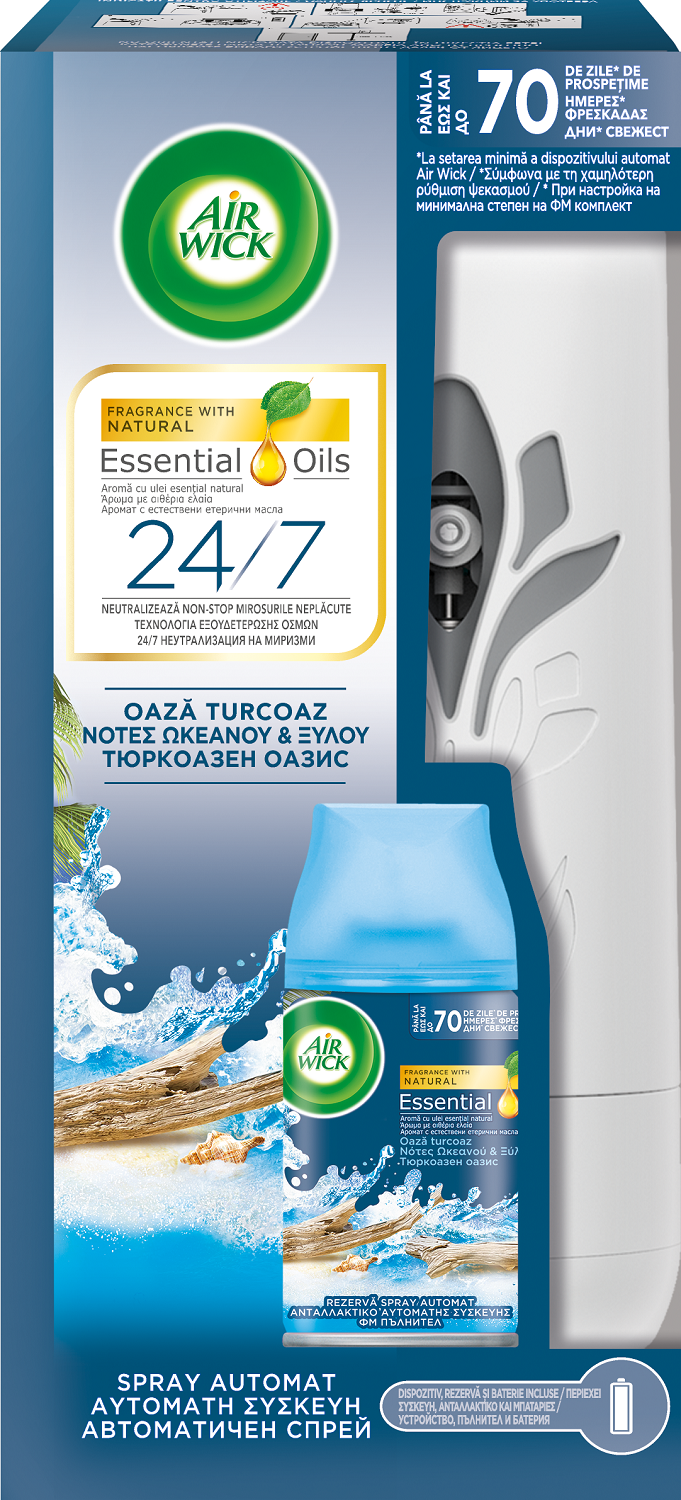 Συσκευή Freshmatic Turqoise Oasis Airwick (250 ml)