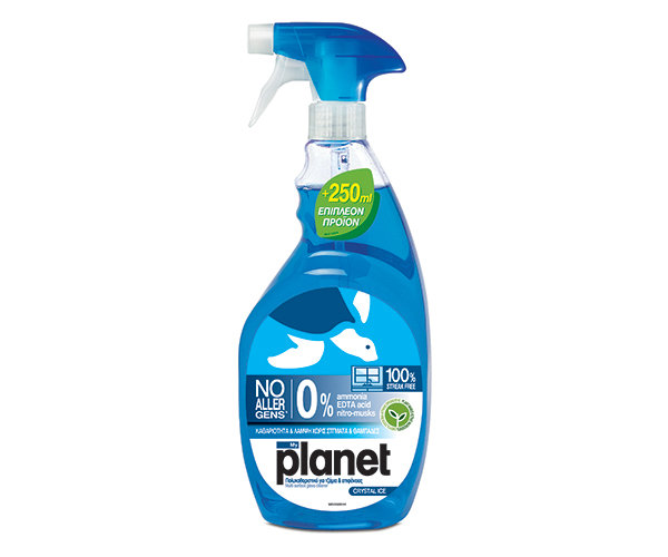Υγρό για Τζάμια Crystal Planet (750 ml) +250ml Δώρο