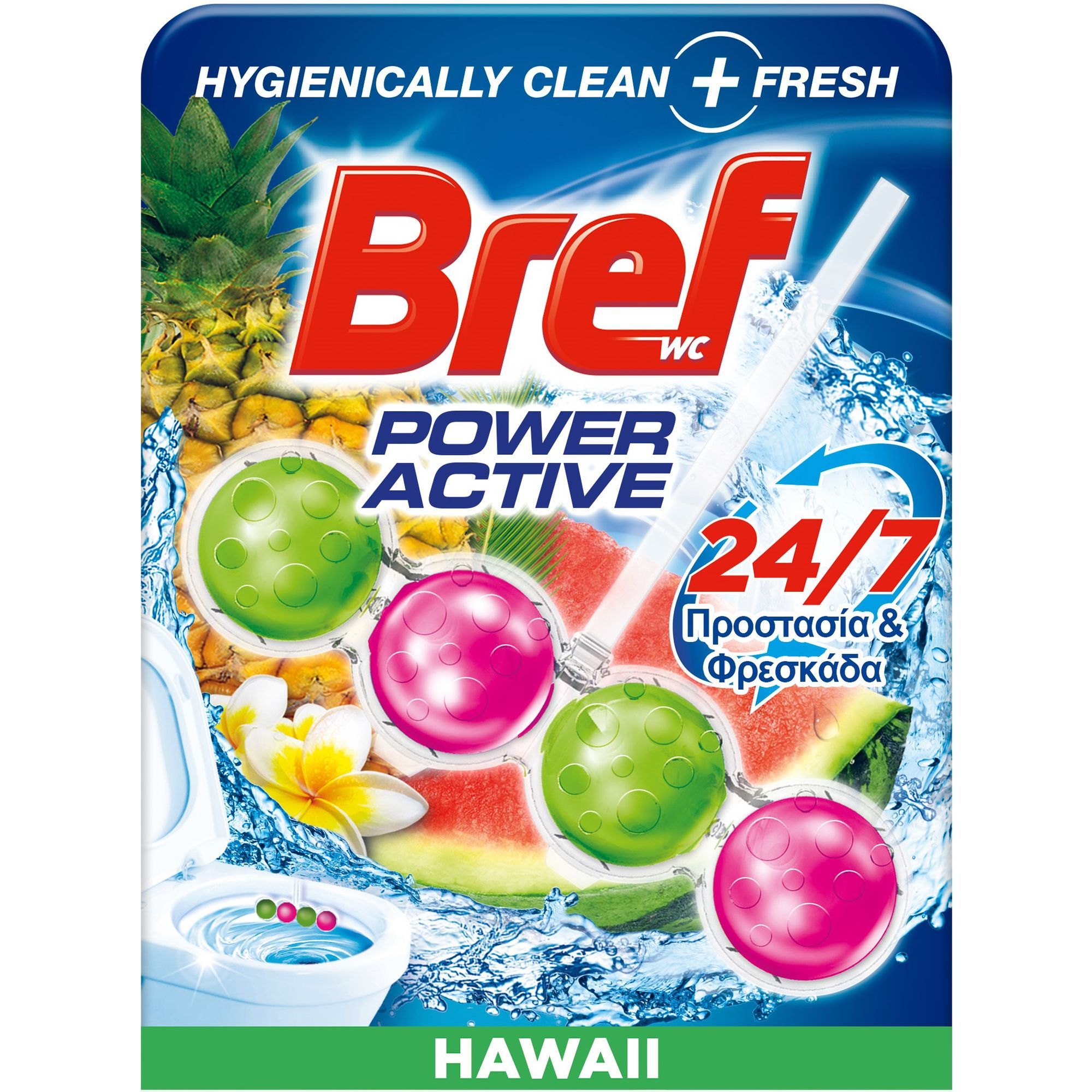 Henkel Laundry Μπλοκ Τουαλέτας Power Activ Escapes Hawaii Sensation Bref Wc Block (50g)