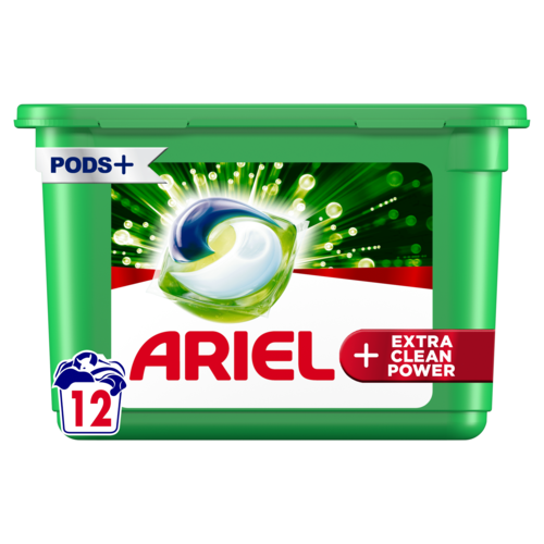 Κάψουλες Πλυντηρίου Ρούχων All In 1 Extra Clean Ariel (12μεζ)