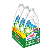 Ariel All in 1 pods liquid laundry detergent caps touch of Lenor
