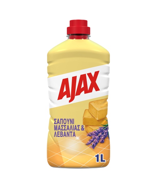 Υγρό Καθαριστικό Πατώματος Σαπούνι Μασσαλίας Ajax (1 lt)