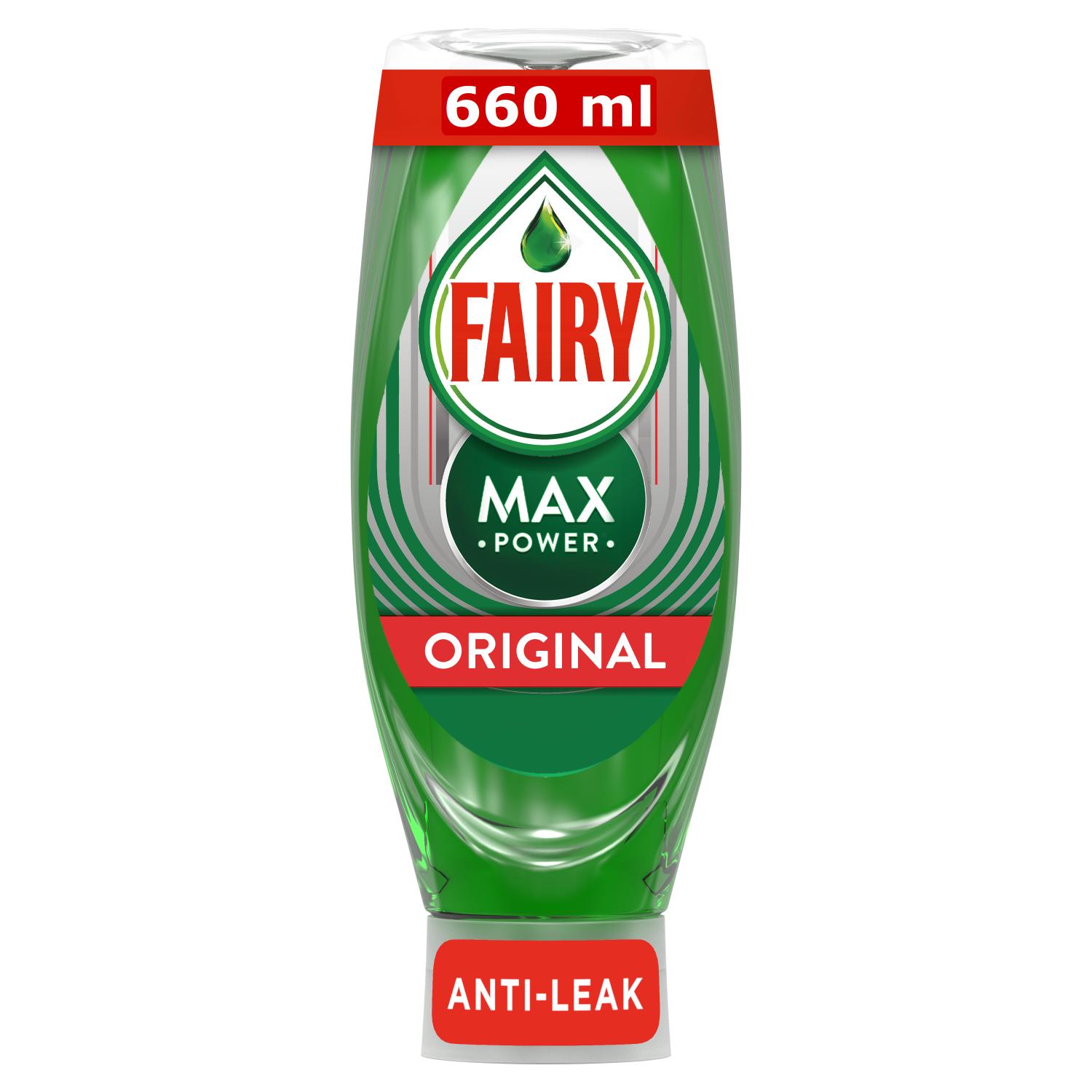 P&G Υγρό Πιάτων Max Power Original Fairy (660 ml) 