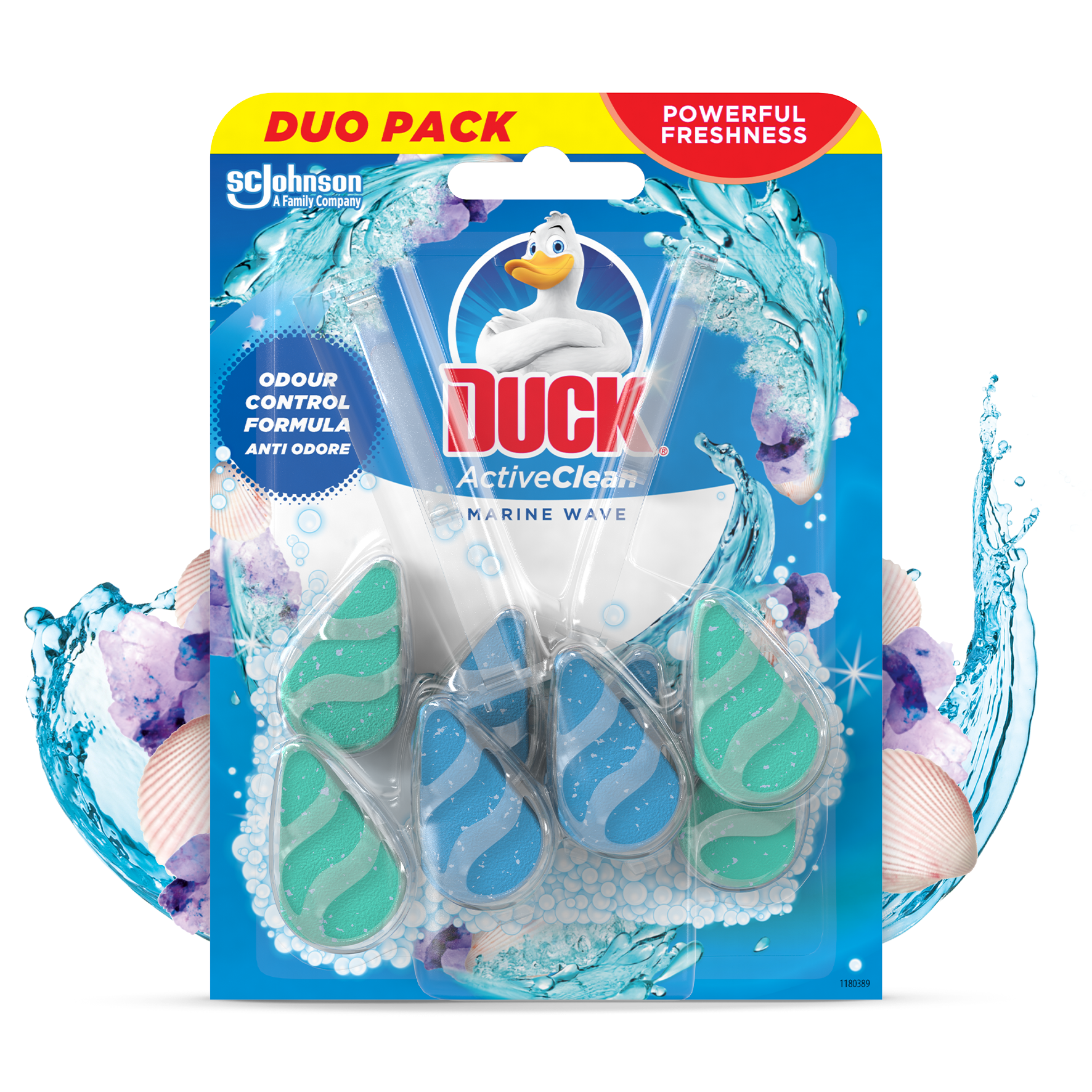 SC Johnson Wc Block Active Clean Marine Wave Duck