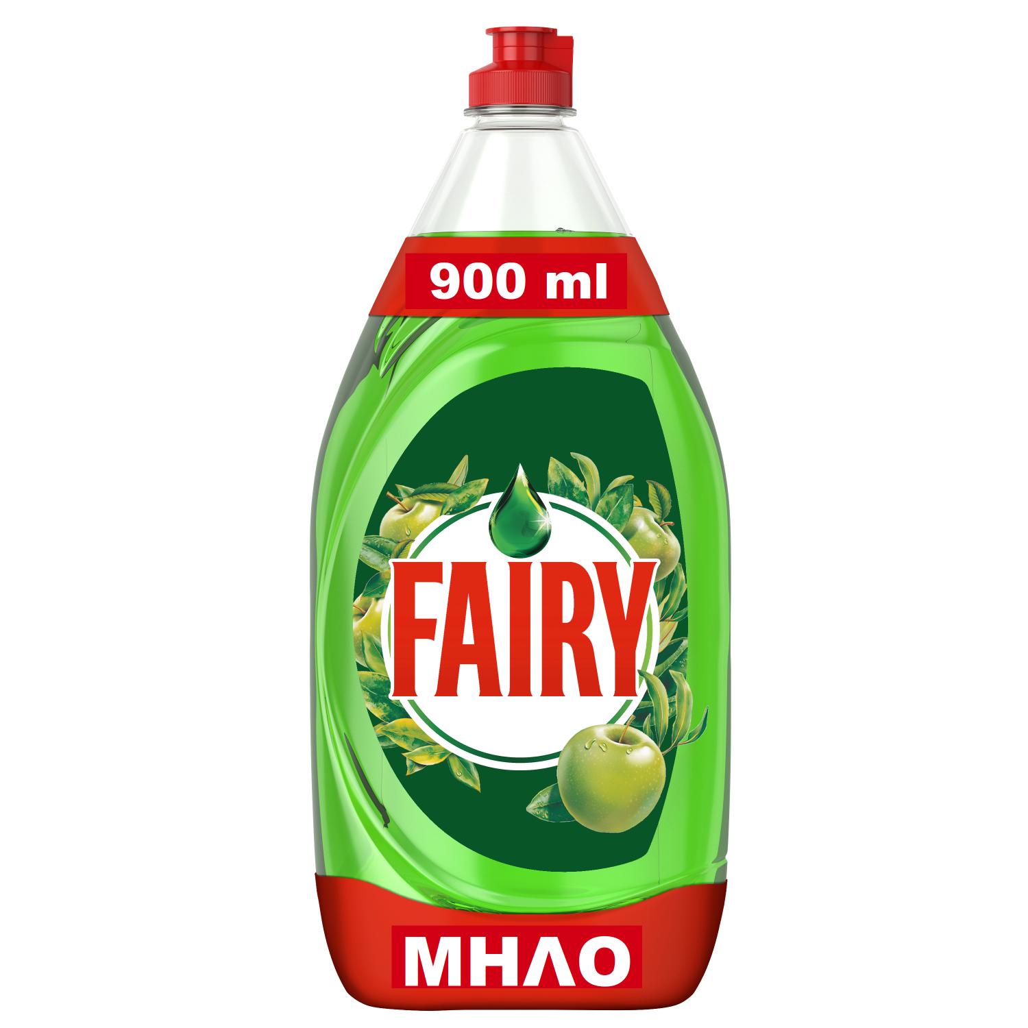 P&G Υγρό πιάτων Clean & Fresh με άρωμα μήλου Fairy (900 ml)