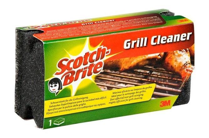 Σφουγγάρι Nailsaver Γκρι για Σχάρες και το BBQ. Scotch-Brite