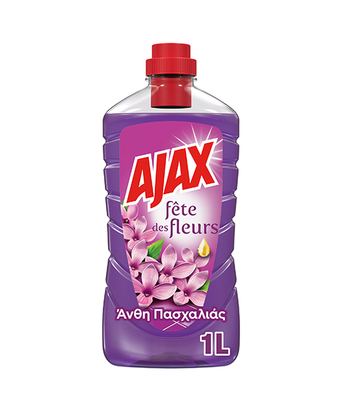 Υγρό Καθαριστικό Πατώματος Fete des Fleurs Άνθη Πασχαλιάς Ajax (1 lt)