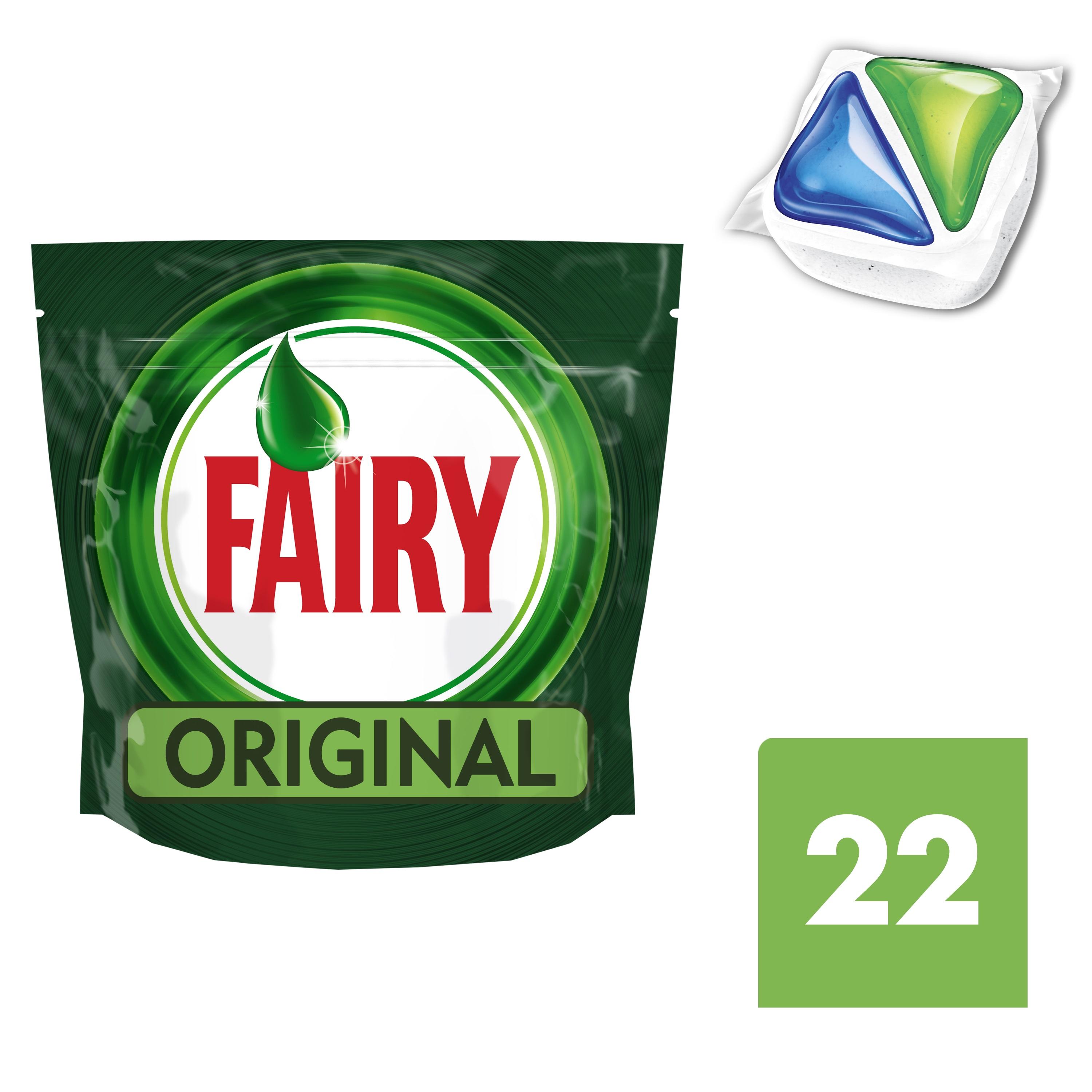 Ταμπλέτες πλυντηρίου πιάτων Original Fairy (22 τεμ)