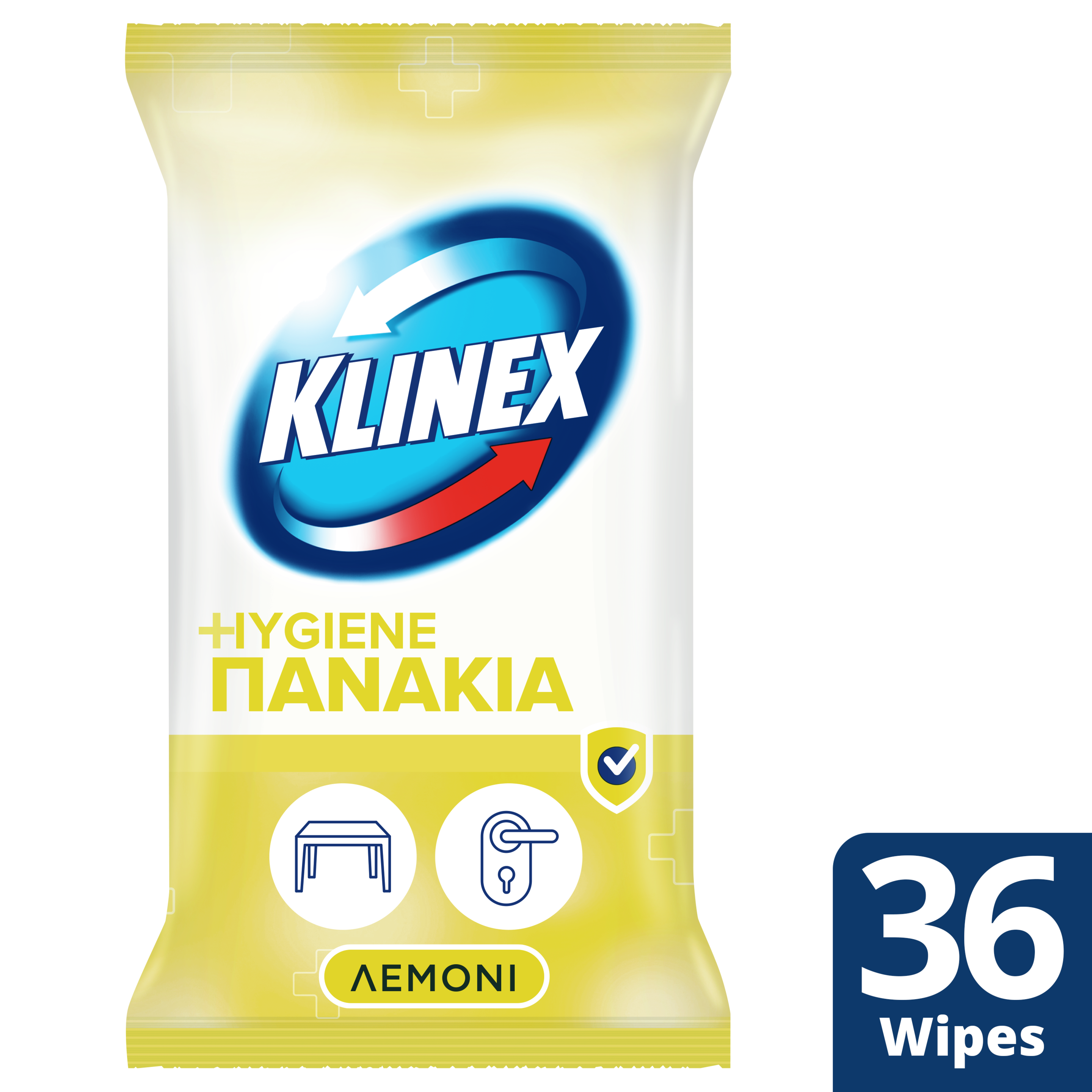 Υγρά Πανάκια Καθαρισμού Λεμόνι Klinex (36τεμ)