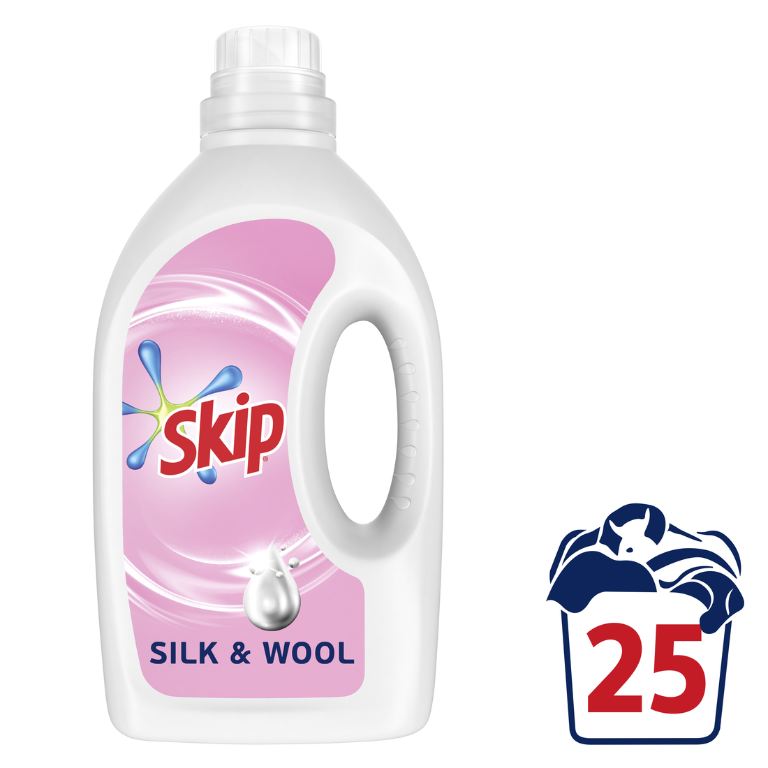 Υγρό Απορρυπαντικό Ρούχων Silk & Wool Skip (25μεζ/ 1,25lt)