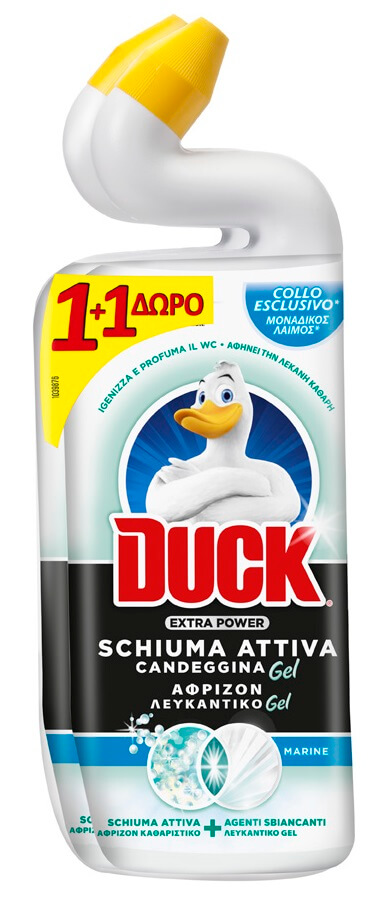 Αφρίζον Λευκαντικό Gel Marine Τουαλέτας Duck (750 ml) 1+1 Δώρο